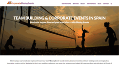 Desktop Screenshot of corporateblazingevents.co.uk